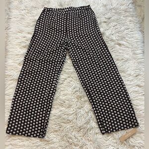 Reformation Geometric Print wide leg Pants NWT